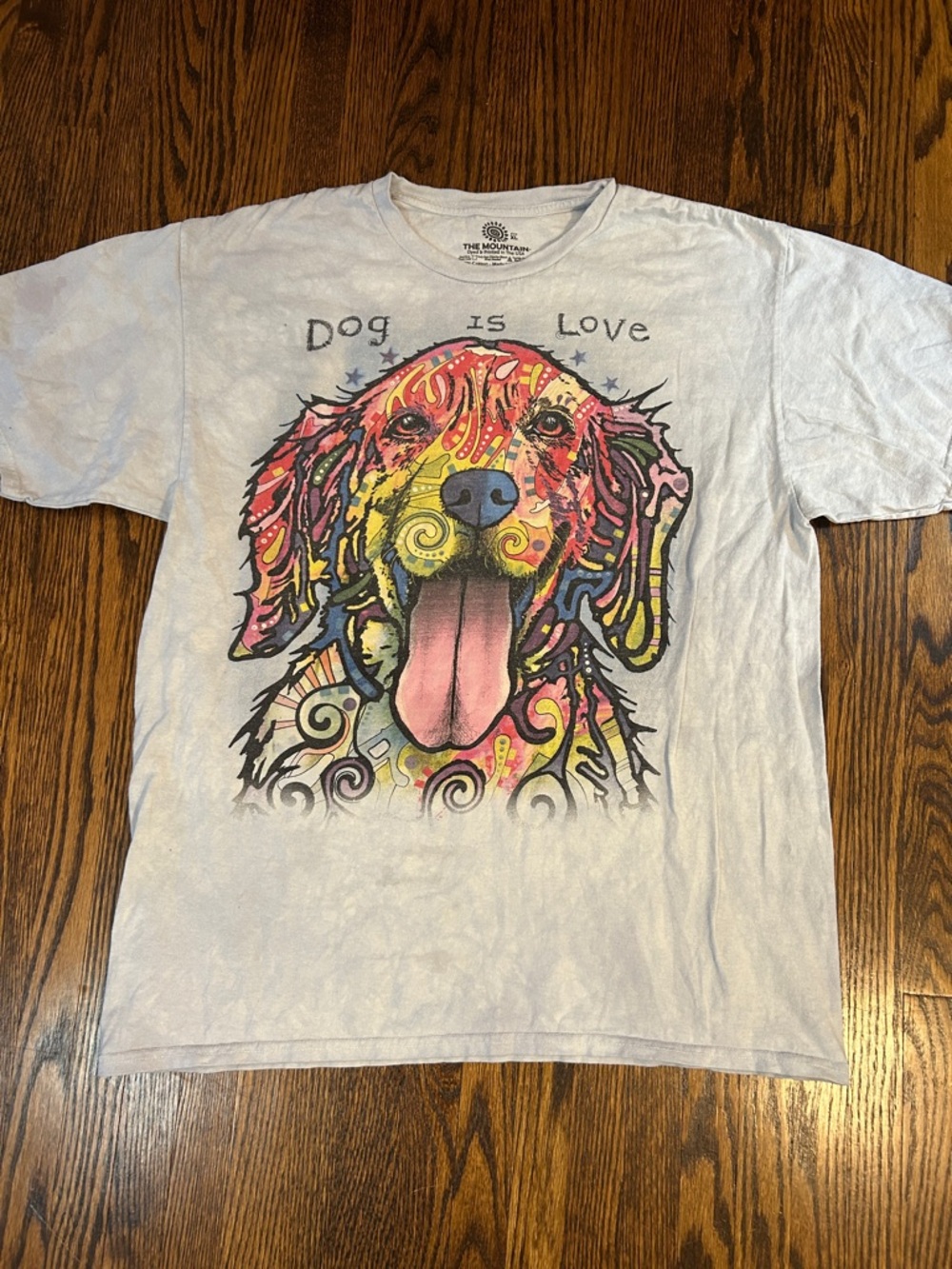The Mountain Tie Dye Dog T-Shirt